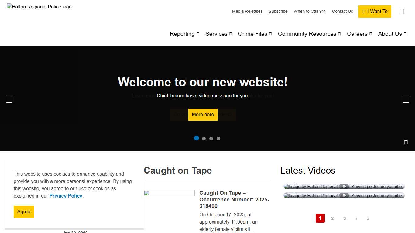 Home Halton Regional Police Service